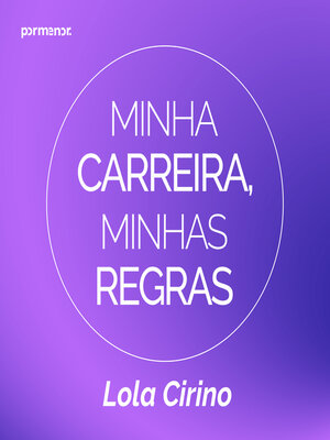 cover image of Minha carreira, minhas regras